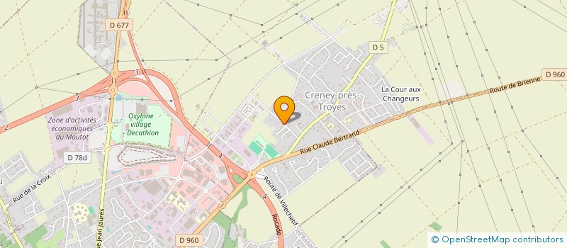 localisation de l'entreprise MONSIEUR HENRI MONNEY à CRENEY-PRES-TROYES