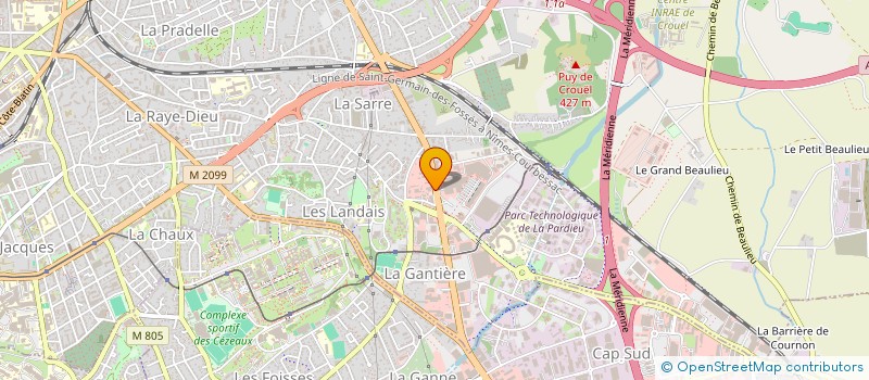 localisation de l'entreprise MONSIEUR HENRI MONTBEL  CLERMONT-FERRAND