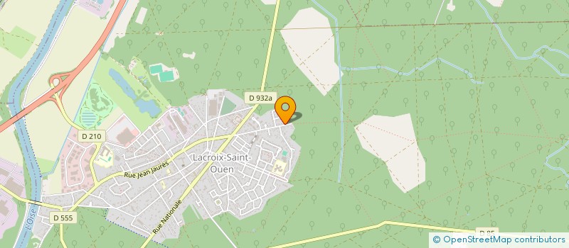 localisation de l'entreprise MONSIEUR HENRI MOPTY  LACROIX-SAINT-OUEN