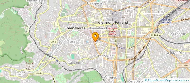 localisation de l'entreprise MONSIEUR HENRI MOREIGNE  CLERMONT-FERRAND