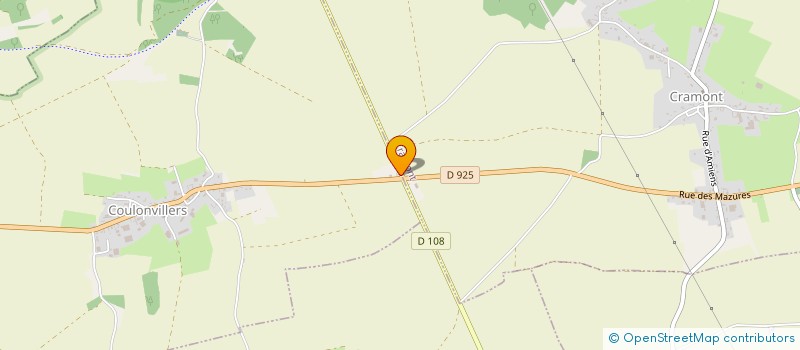 localisation de l'entreprise MONSIEUR HENRI MORIN  COULONVILLERS