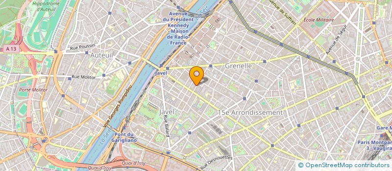 localisation de l'entreprise MONSIEUR HENRI MORLON  PARIS