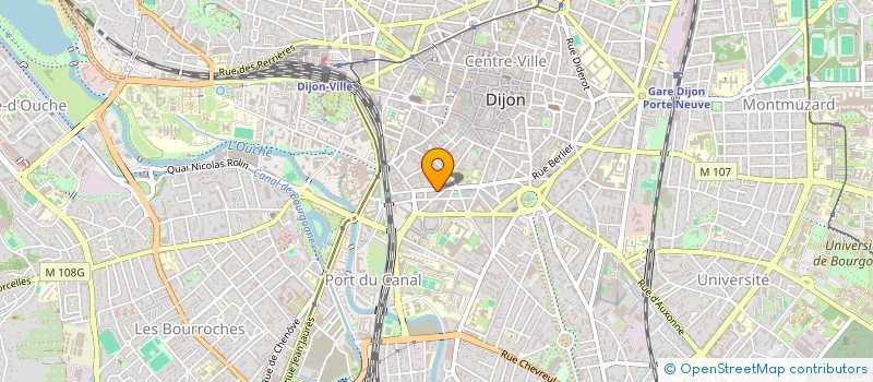localisation de l'entreprise MONSIEUR HENRI MOSSON à DIJON