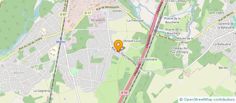 localisation de l'entreprise MONSIEUR HENRI MOSTERMANS  MONTS