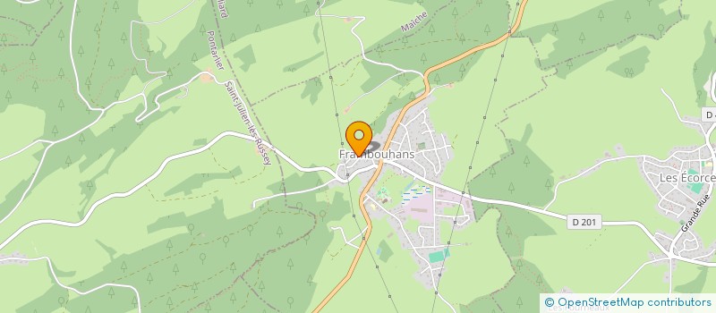 localisation de l'entreprise MONSIEUR HENRI MOUGIN  ECORCES (LES)