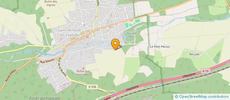 localisation de l'entreprise MONSIEUR HENRI MOULIE  SAINT-ARNOULT-EN-YVELINES