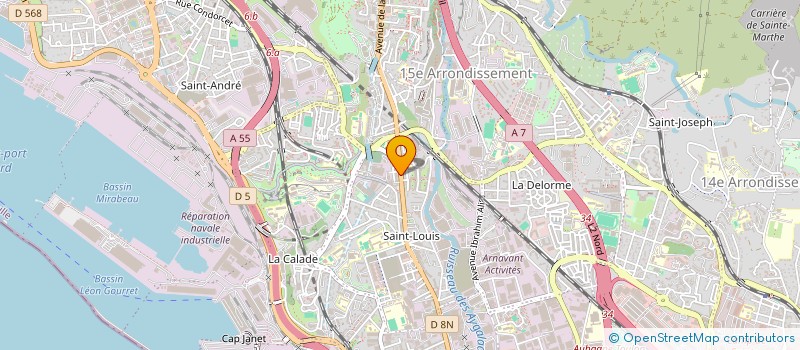 localisation de l'entreprise MONSIEUR HENRI MOUREN à MARSEILLE