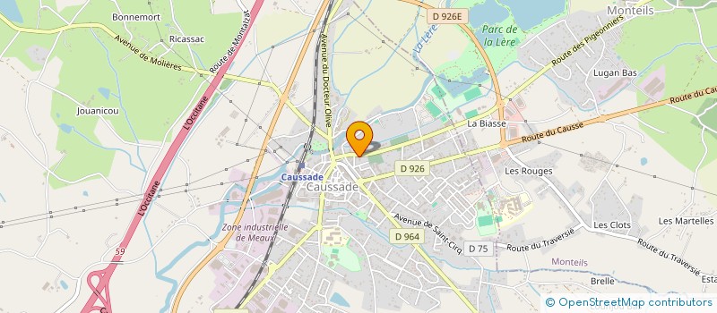 localisation de l'entreprise MONSIEUR HENRI MUSTO  CAUSSADE