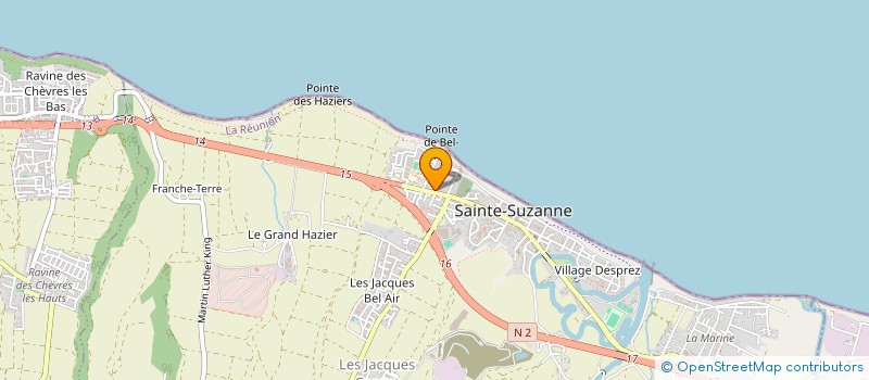 localisation de l'entreprise MONSIEUR HENRI NABENEZA  SAINTE-SUZANNE