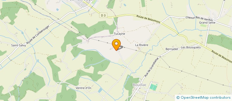 localisation de l'entreprise MONSIEUR HENRI NADALIN  VERDUN-SUR-GARONNE