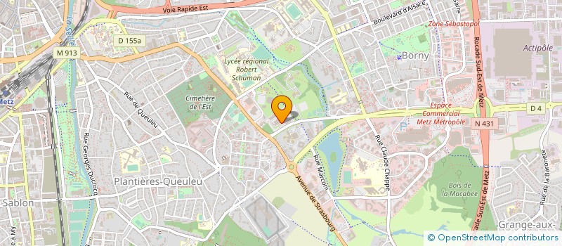 localisation de l'entreprise MONSIEUR HENRI NASS  METZ