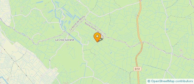 localisation de l'entreprise MONSIEUR HENRI NAULLET  NOTRE-DAME-DE-MONTS