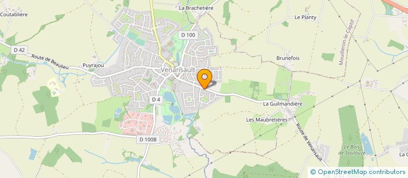 localisation de l'entreprise MONSIEUR HENRI NEAU  VENANSAULT