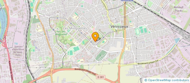 localisation de l'entreprise MONSIEUR HENRI NGUYEN  VENISSIEUX