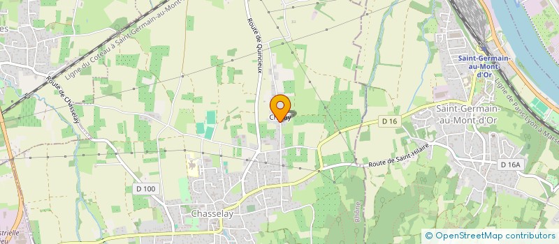 localisation de l'entreprise MONSIEUR HENRI NIETO  CHASSELAY