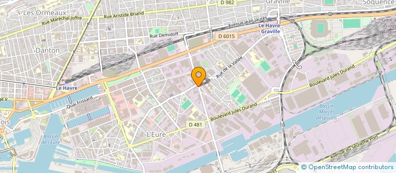 localisation de l'entreprise MONSIEUR HENRI NORAISPIERRE à LE HAVRE