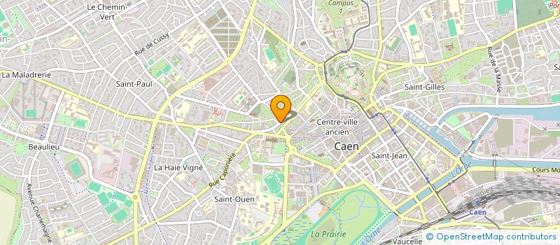 localisation de l'entreprise MONSIEUR HENRI NORMAND à CAEN