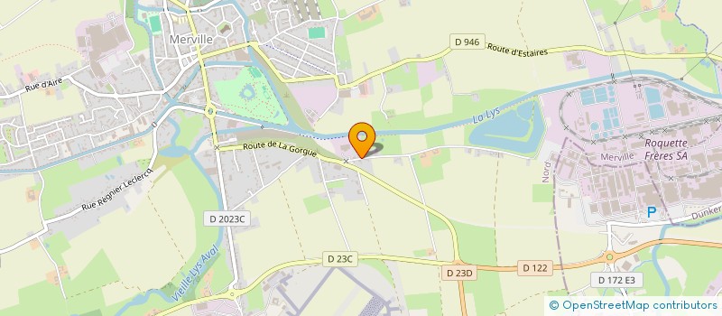 localisation de l'entreprise MONSIEUR HENRI NORRO  HAVERSKERQUE