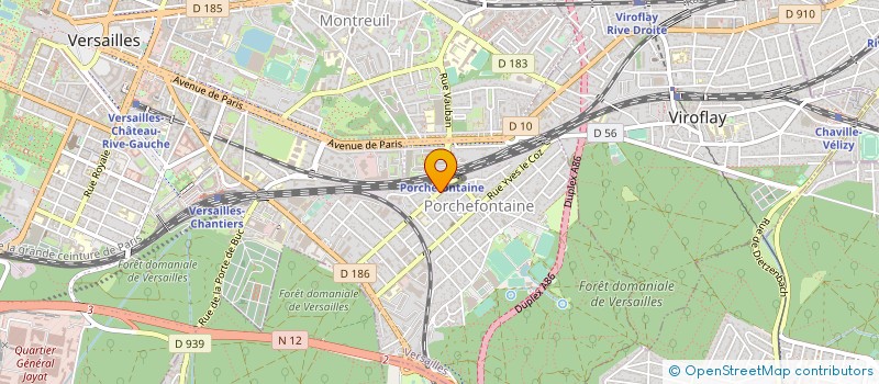 localisation de l'entreprise MONSIEUR HENRI NOUGAYREDE à VERSAILLES