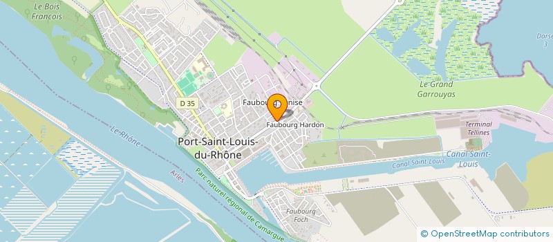 localisation de l'entreprise MONSIEUR HENRI OLIVER à PORT-SAINT-LOUIS-DU-RHONE