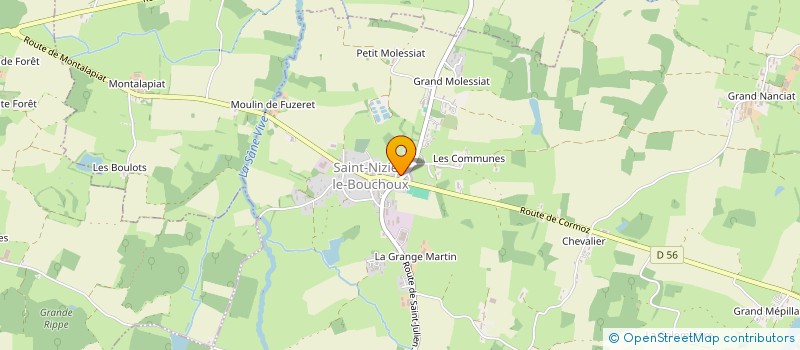localisation de l'entreprise MONSIEUR HENRI OLIVIER à SAINT-NIZIER-LE-BOUCHOUX