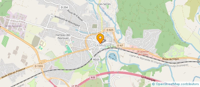 localisation de l'entreprise MONSIEUR HENRI OLIVIER  LE MUY