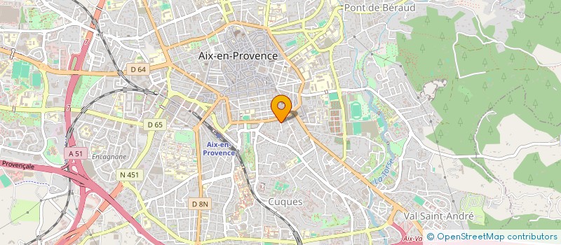 localisation de l'entreprise MONSIEUR HENRI-OLIVIER LUBRANO  AIX-EN-PROVENCE