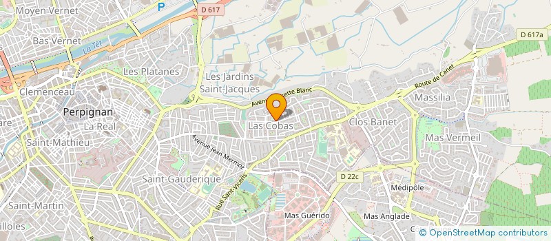 localisation de l'entreprise MONSIEUR HENRI OMS à PERPIGNAN