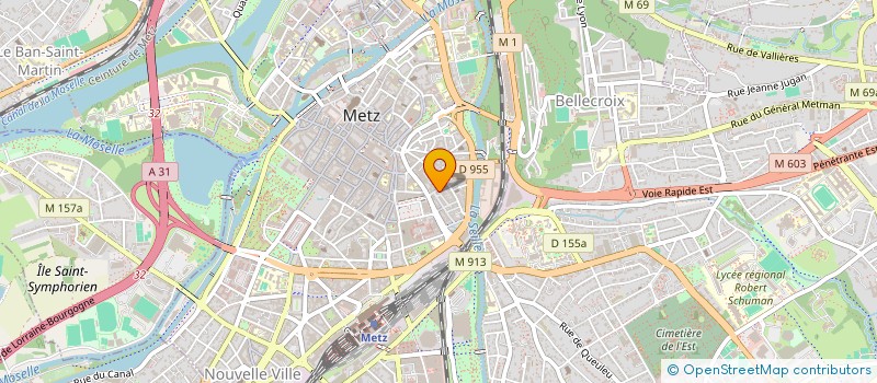 localisation de l'entreprise MONSIEUR HENRI ORMOND  METZ