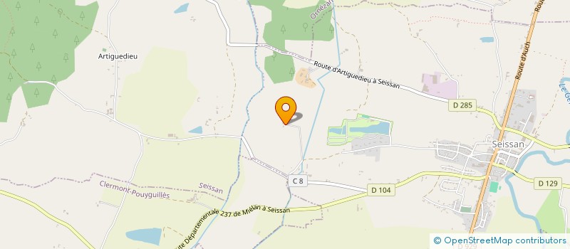 localisation de l'entreprise MONSIEUR HENRI ORTHOLAN  SEISSAN