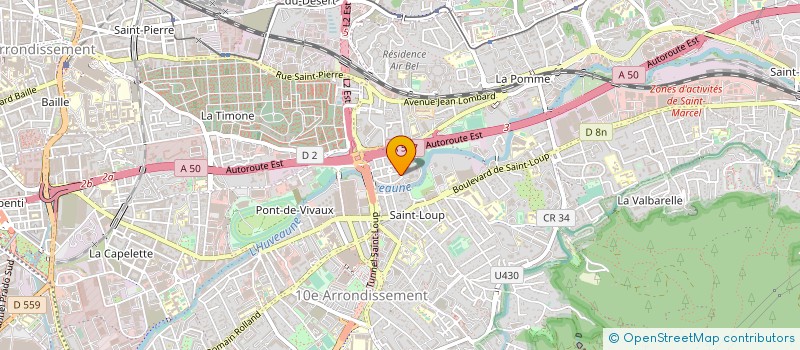 localisation de l'entreprise MONSIEUR HENRI ORVIETO à MARSEILLE 10EME
