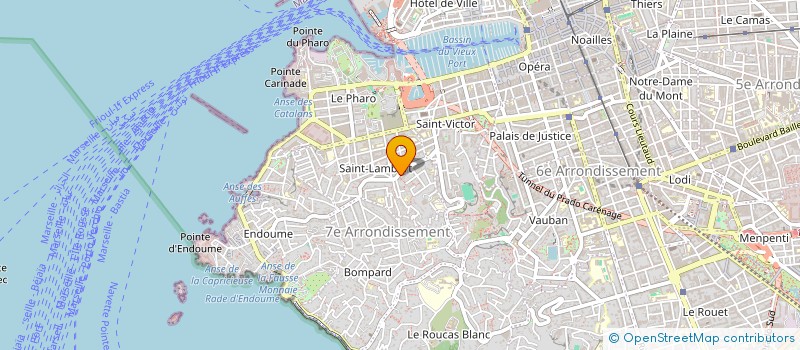 localisation de l'entreprise MONSIEUR HENRI PACE  MARSEILLE