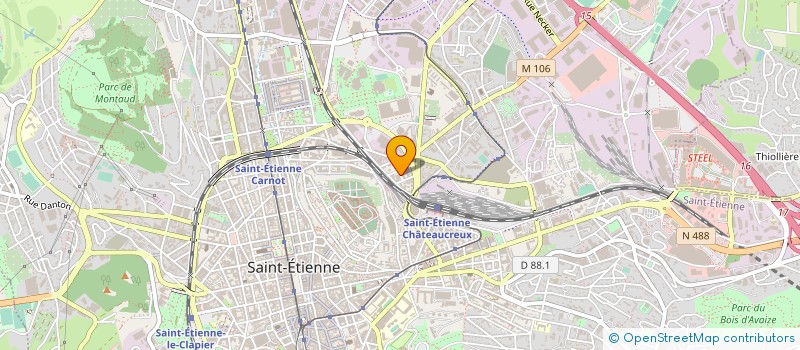 localisation de l'entreprise MONSIEUR HENRI PAILLER à SAINT-ETIENNE