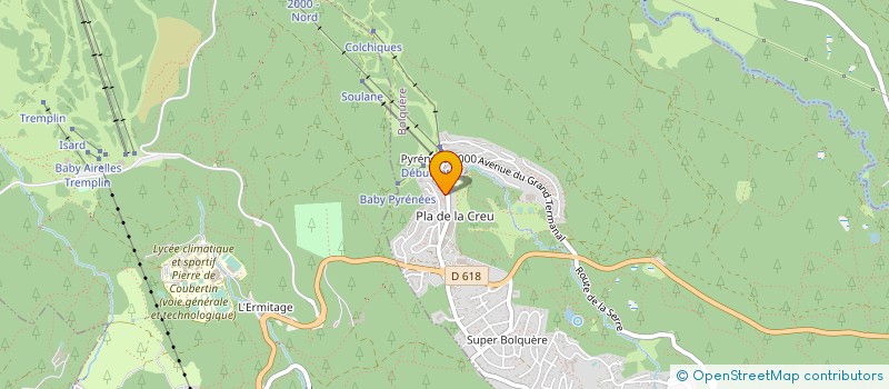 localisation de l'entreprise MONSIEUR HENRI PAJOT  BOLQUERE