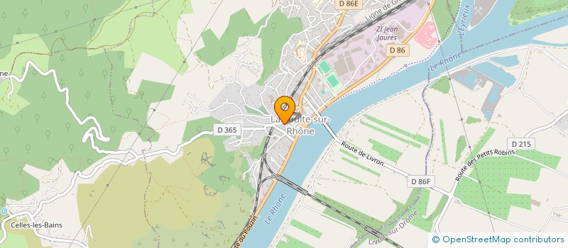 localisation de l'entreprise MONSIEUR HENRI PALISSE  LA VOULTE-SUR-RHONE