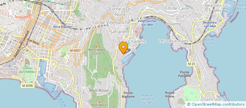 localisation de l'entreprise MONSIEUR HENRI PALTRINIERI à VILLEFRANCHE-SUR-MER
