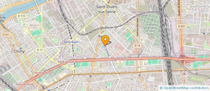 localisation de l'entreprise MONSIEUR HENRI PANCHOUT à SAINT-OUEN-SUR-SEINE
