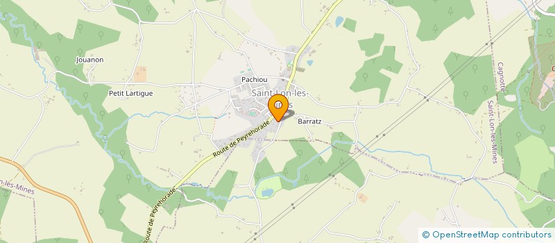 localisation de l'entreprise MONSIEUR HENRI PANIGAI  SAINT-LON-LES-MINES