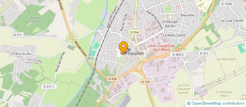 localisation de l'entreprise MONSIEUR HENRI PARAGOT à VERNOUILLET