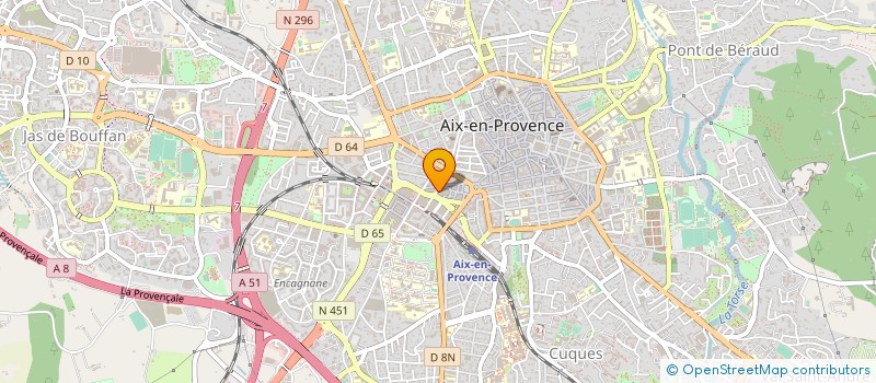 localisation de l'entreprise MONSIEUR HENRI PARET à AIX-EN-PROVENCE