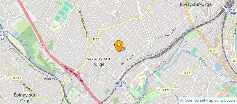 localisation de l'entreprise MONSIEUR HENRI PARFAIT  SAVIGNY-SUR-ORGE