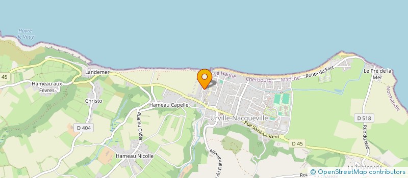 localisation de l'entreprise MONSIEUR HENRI PARIS  LA HAGUE