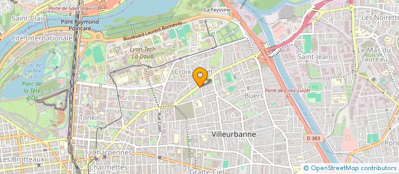 localisation de l'entreprise MONSIEUR HENRI PARRAMON à VILLEURBANNE