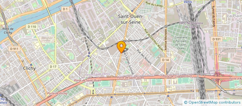 localisation de l'entreprise MONSIEUR HENRI PARTOUCHE à SAINT-OUEN-SUR-SEINE