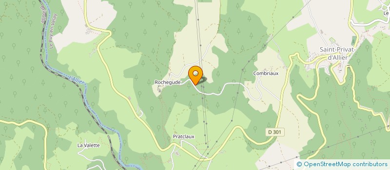 localisation de l'entreprise MONSIEUR HENRI PASCAL  SAINT PRIVAT D'ALLIER