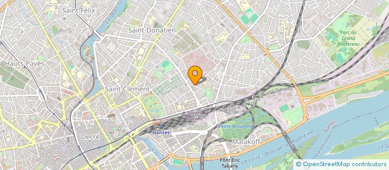 localisation de l'entreprise MONSIEUR HENRI PASQUET  NANTES