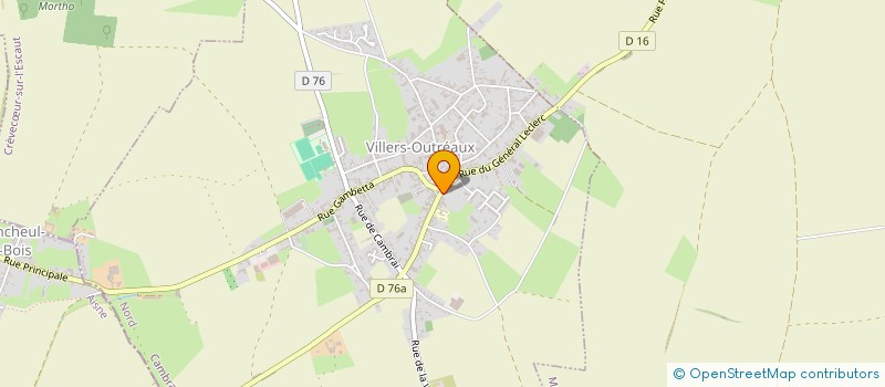 localisation de l'entreprise MONSIEUR HENRI PATIN  VILLERS-OUTREAUX