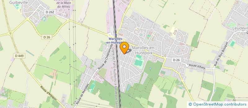 localisation de l'entreprise MONSIEUR HENRI PAUL JEAN MOREZ  MAROLLES-EN-HUREPOIX