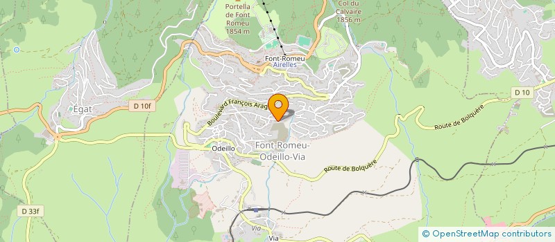 localisation de l'entreprise MONSIEUR HENRI PAULIN  FONT-ROMEU-ODEILLO-VIA