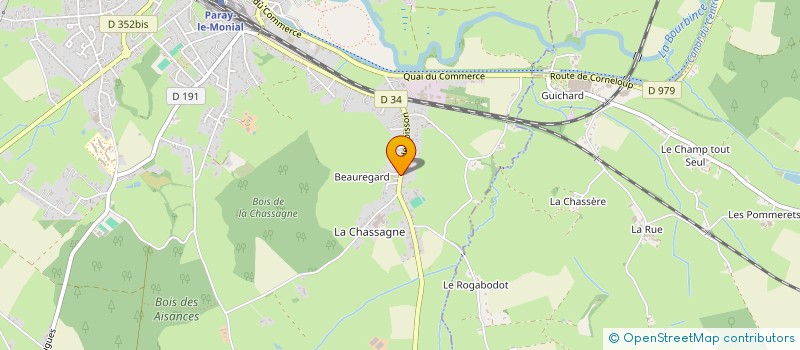 localisation de l'entreprise MONSIEUR HENRI PAULY  PARAY-LE-MONIAL